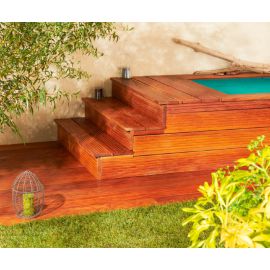 ESCALIER D’EXTERIEUR BOIS 100 cm modulesca