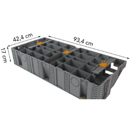 ESCALIER D’EXTERIEUR BOIS 100 cm modulesca