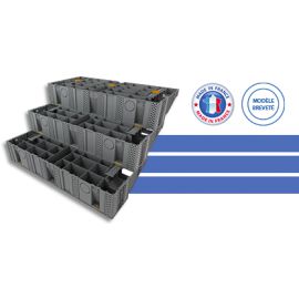 ESCALIER D’EXTERIEUR BOIS 100 cm modulesca