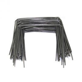 Lot 100 Agrafes métalliques épointées pour toile de paillage ( 1 paquet )