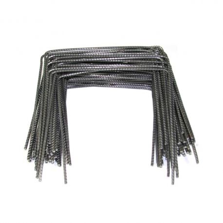 Lot 100 Agrafes métalliques épointées pour toile de paillage ( 1 paquet )