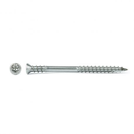 100 vis terrasse inox A2 Ø 5,3 TX20 tête fraisée pointe CUT TBS Drill