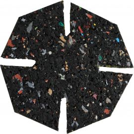 Aislante de goma de contacto y neumatico reciclado - 100 unidades