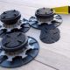 Plattenlager selbstnivellierend für Terrassen Keramik Fliesen 65 bis 95 mm - JOUPLAST
