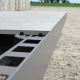 Bordure Aluminium BSR pour terrasse plots - Gris anthracite - Profilitec - long 2,70 ml - hauteur 10 cm + 2 cm pour grès cérame