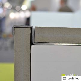 Bordure aluminium BSJ - Gris clair - L.2,70m - Profilitec