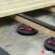 Self-leveling pedestal 65/85 mm for wooden deck - YEED
