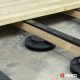Base de montaje autonivelante 50/65 mm para terraza de madera Rinno plots