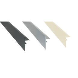 Profilé de finition clipsable Blanc Pearl RAL1013