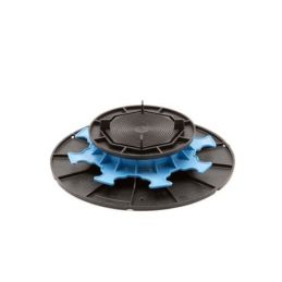 Kit terrasse carrelage- Aspect Gris/Noir 60x60 cm - Jouplast