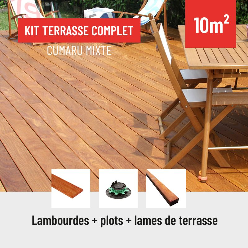 copy ofKit terrasse bois Pin rouge- Vérindal