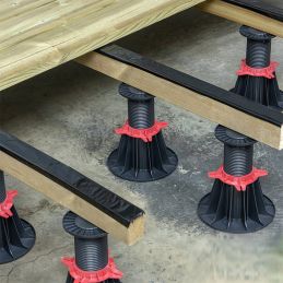 Adjustable pedestal 150/260 mm for wooden deck - YEED