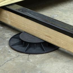 Base de montaje 25/40 mm para terraza de madera - YEED