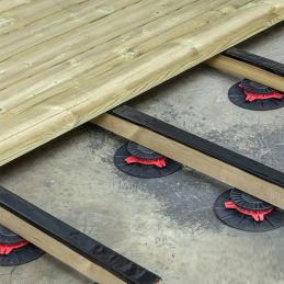 Adjustable pedestal 40/60 mm for wooden deck - YEED