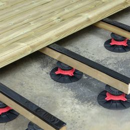 Adjustable pedestal 60/90 mm for wooden deck - YEED