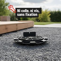 Plot terrasse lambourde réglable 8/20 mm - JOUPLAST