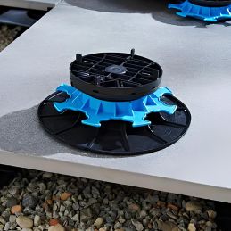 Piede d'appoggio per terrazza a piastrelle, altezza fissa 10 mm
