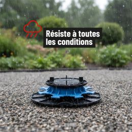 Plot terrasse dalle réglable 40/60 mm - Gamme ESSENTIEL - Jouplast