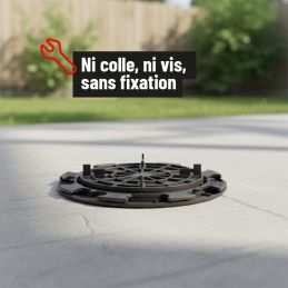 Plot terrasse dalle réglable 8/20 mm - Gamme ESSENTIEL - Jouplast