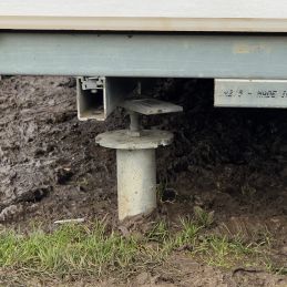 Galvanized steel, 1750 mm foundation screws for terrace - Weasyfix