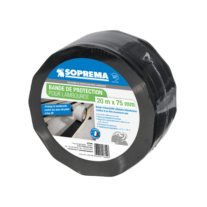 Bande de protection lambourde bitumineuse - 75MMx20M