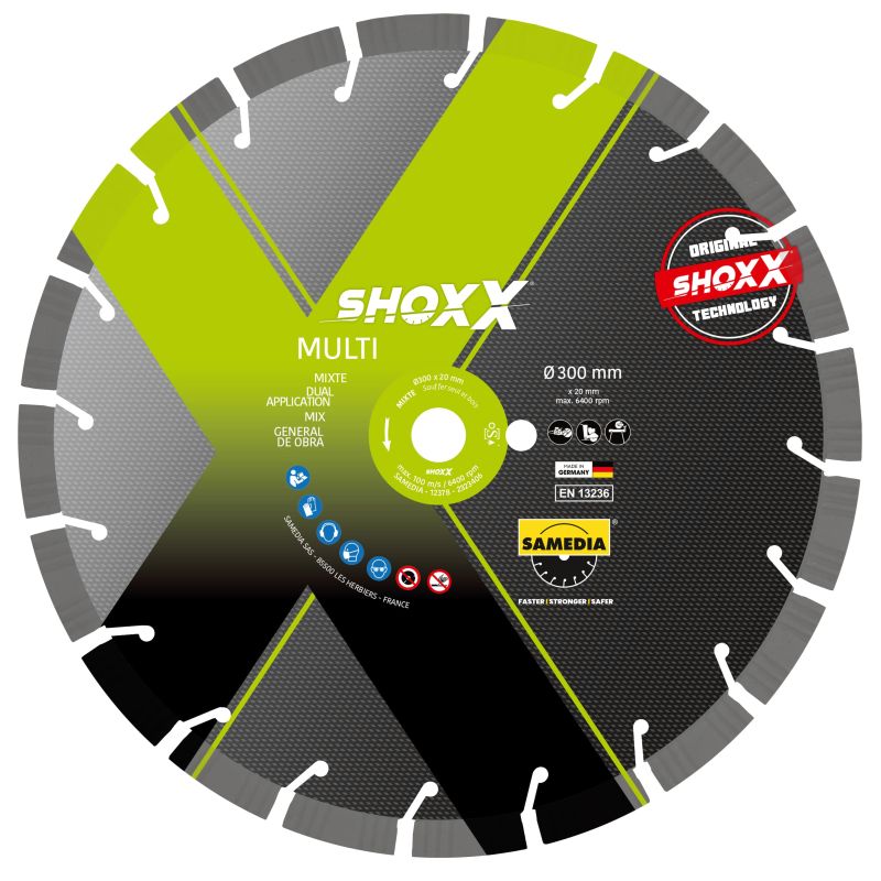 Disque diamant - Shoxx MX13 - SAMEDIA