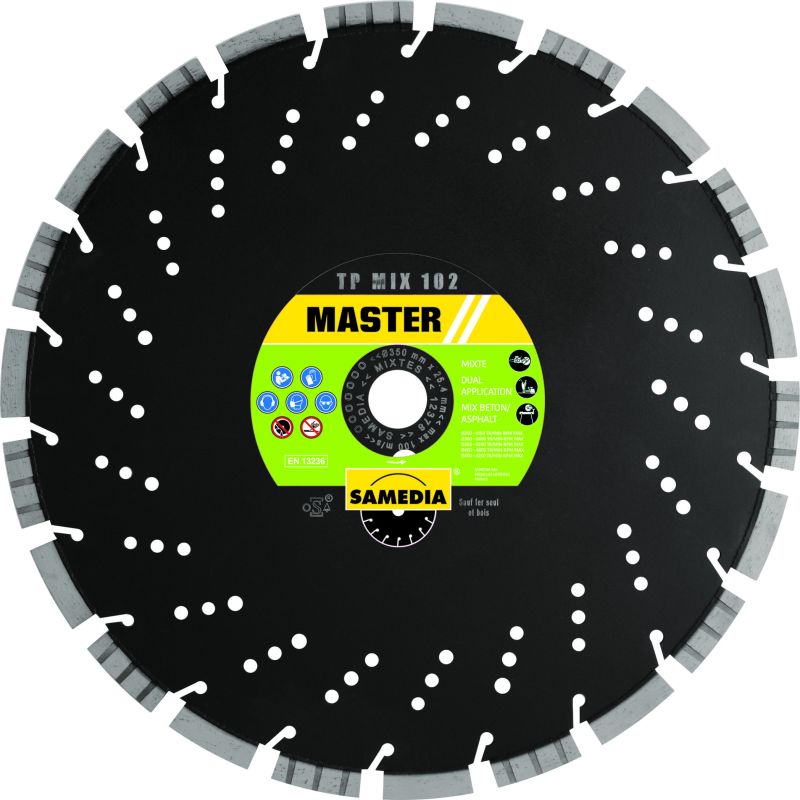 Disque diamant - Technic TP MIX 102 300mm - SAMEDIA