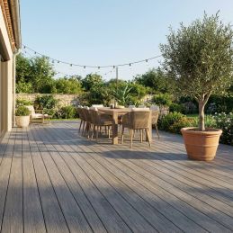 Northern red pine boards for terrace - Smooth or grooved - 27 x 145 mm