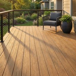 Lame terrasse composite- Cedar -23x138mm - Longueur 4ml