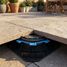Höhenverstellbares Stelzlager CLEMAN für Platten- oder Fliesenterrassen H40-55 mm - Jouplast