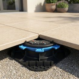 Adjustable paving terrace pedestal H40/55 mm - CLEMAN range - Jouplast
