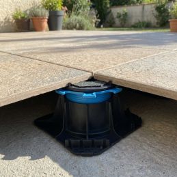 Base de montaje 80/130 mm para terraza de losas - CLEMAN - Jouplast