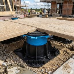 Base de montaje 80/130 mm para terraza de losas - CLEMAN - Jouplast