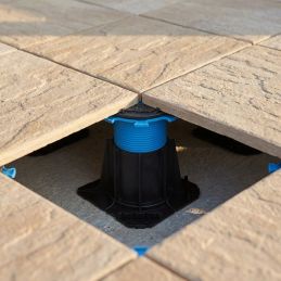 Adjustable paving terrace pedestal H130/230 mm - CLEMAN range - Jouplast