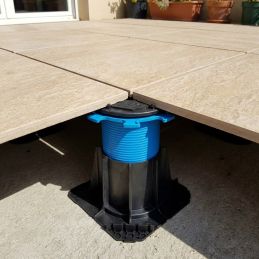 Adjustable paving terrace pedestal H130/230 mm - CLEMAN range - Jouplast