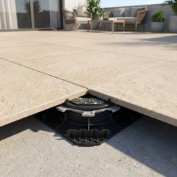 Self-leveling pedestal for paving terrace H40/55 mm - CLEMAN range - Jouplast