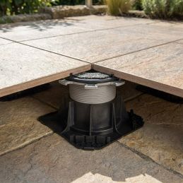 Self-leveling pedestal for paving terrace H80/130 mm - CLEMAN range - Jouplast