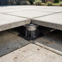 Plot autonivelant terrasse dalle H80/130 mm - Gamme CLEMAN - Jouplast