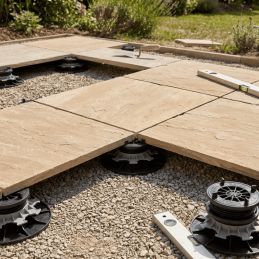 Plot terrasse dalle autonivelant 65/95 mm - Gamme ESSENTIEL - Jouplast