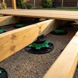 Plot terrasse bois réglable 40/60 mm - Gamme ESSENTIEL - Jouplast