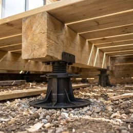 Base de montaje 105/170 mm para terraza de madera B100 - Vérindal