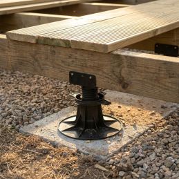 Wooden terrace pedestal adjustable from 105 to 170 mm - B100 - Vérindal