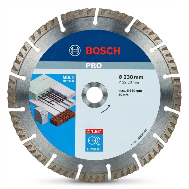 Disque diamant - 230mm multi-matériaux - Bosch