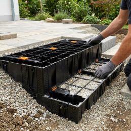 Outdoor stair step 100 cm - MODULESCA - Jouplast