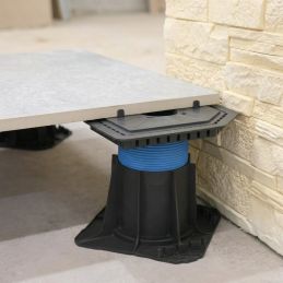 Paving plate for terrace pedestal - 218x218 mm - CLEMAN range - Jouplast