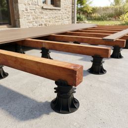 Niove exotic hardwood decking joist - 40 x 60 mm - Use Class 4