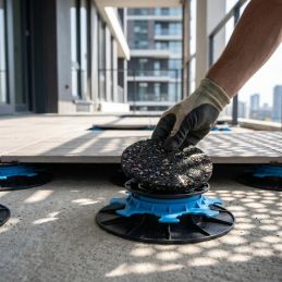 Gomme acoustique pour plot dalle ESSENTIEL x100 pièces - Jouplast