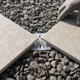 3mm slab stabilizer spacers - CROSS DALLE- 48 pieces - Jouplast