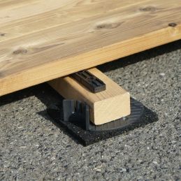 Plot de terrasse fixe 10 mm lambourde - Solidor