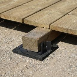 Plot de terrasse fixe 10 mm lambourde - Solidor